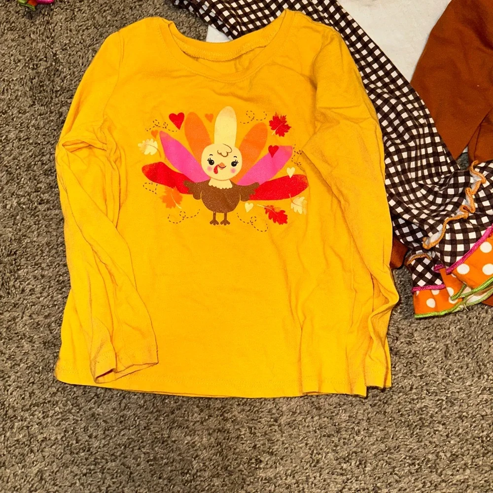 Thanksgiving outfit 3T/4 Bundle for Girls - Picture 3 of 12